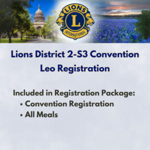 District Convention Registration Leo